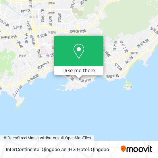 InterContinental Qingdao an IHG Hotel map