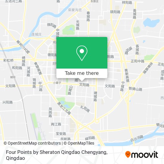 Four Points by Sheraton Qingdao Chengyang map
