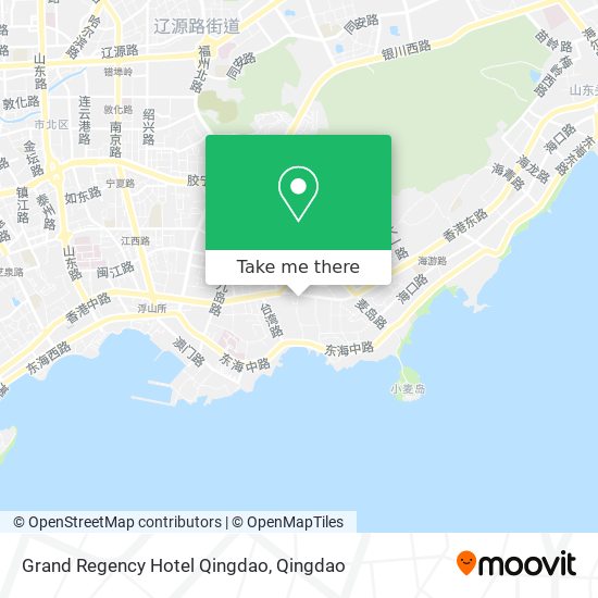 Grand Regency Hotel Qingdao map