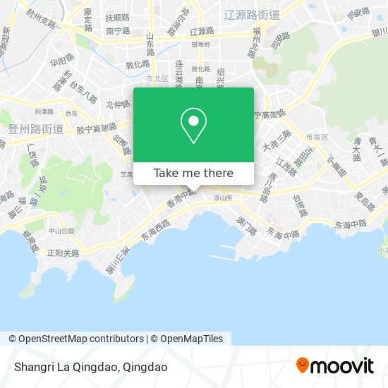 Shangri La Qingdao map