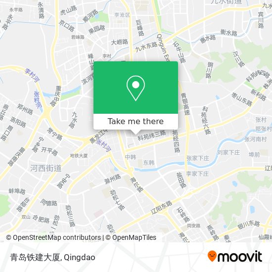 青岛铁建大厦 map