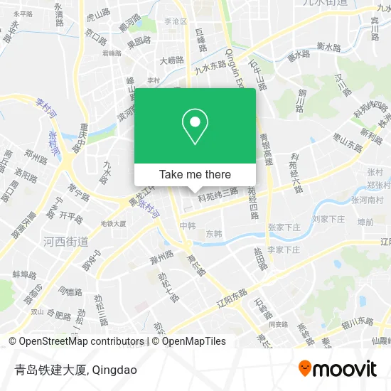 青岛铁建大厦 map