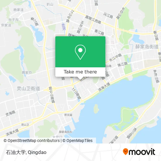 石油大学 map