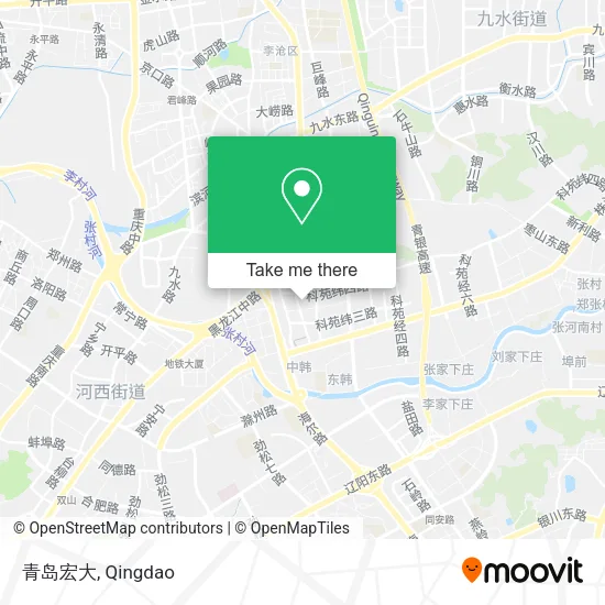 青岛宏大 map