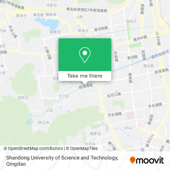 Shandong University of Science and Technology map