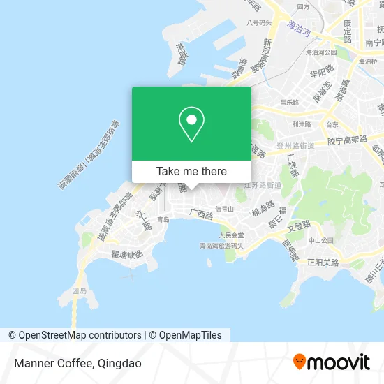 Manner Coffee map