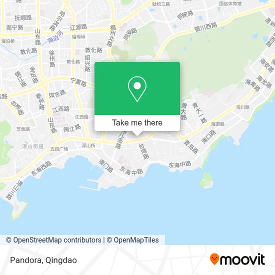Pandora map