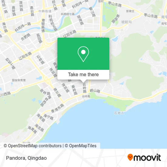 Pandora map