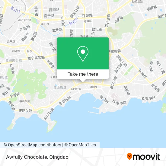 Awfully Chocolate map
