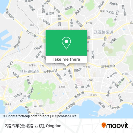 2路汽车(金坛路-西镇) map