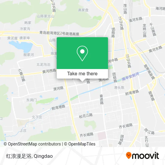 红浪漫足浴 map
