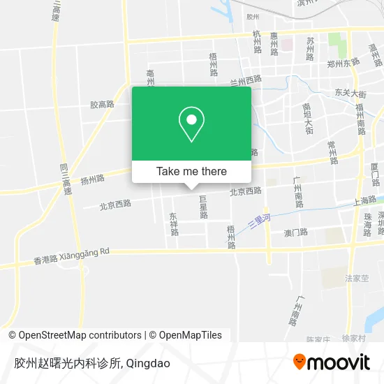 胶州赵曙光内科诊所 map