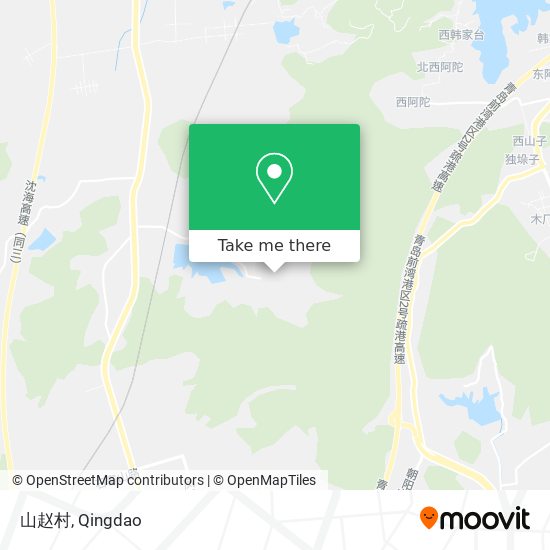山赵村 map