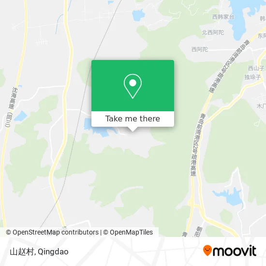 山赵村 map