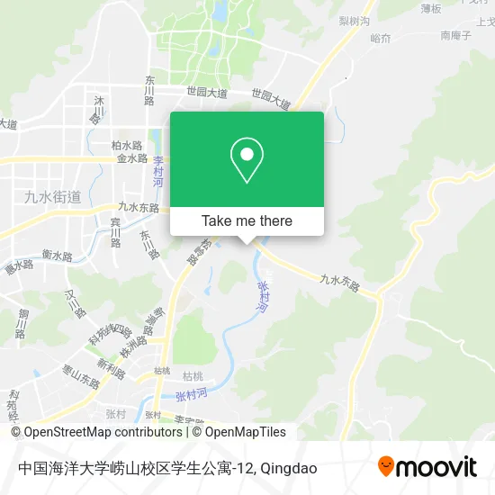 中国海洋大学崂山校区学生公寓-12 map