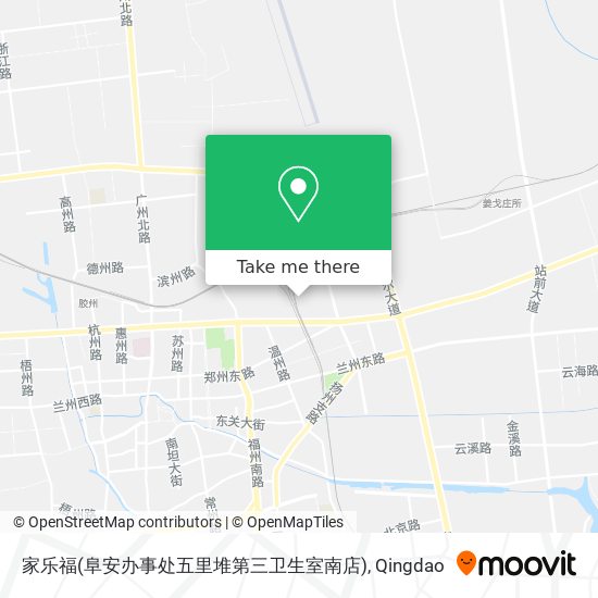 家乐福(阜安办事处五里堆第三卫生室南店) map