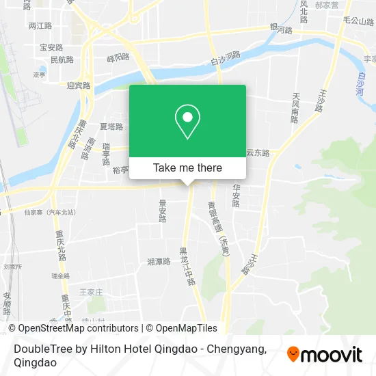 DoubleTree by Hilton Hotel Qingdao - Chengyang map