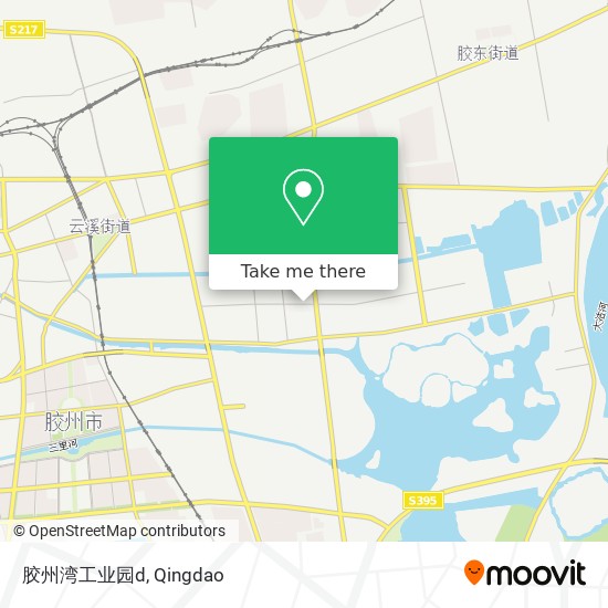 胶州湾工业园d map