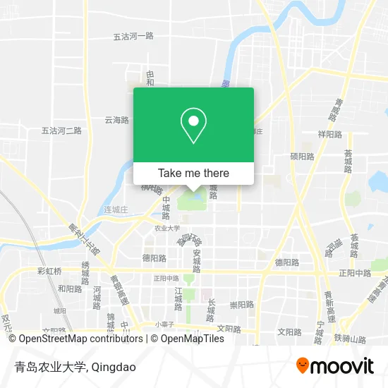青岛农业大学 map