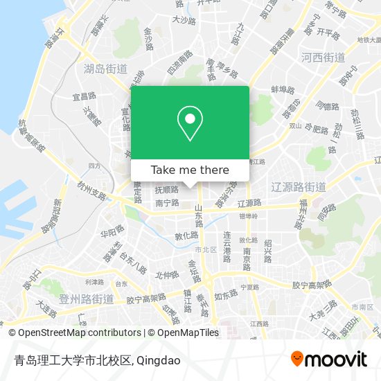 青岛理工大学市北校区 map