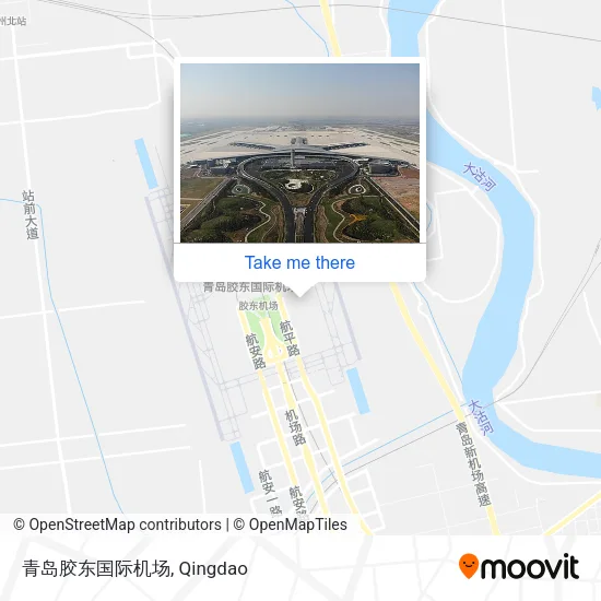 青岛胶东国际机场 map