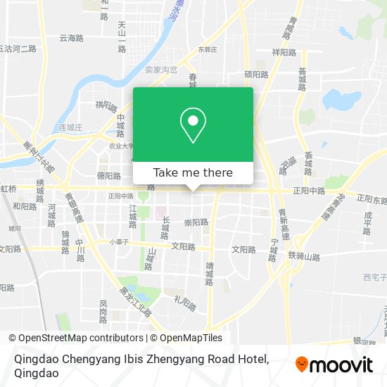 Qingdao Chengyang Ibis Zhengyang Road Hotel map