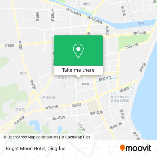 Bright Moon Hotel map