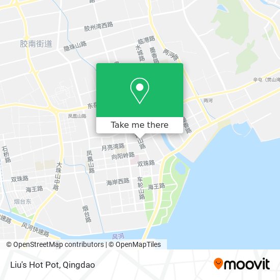 Liu's Hot Pot map
