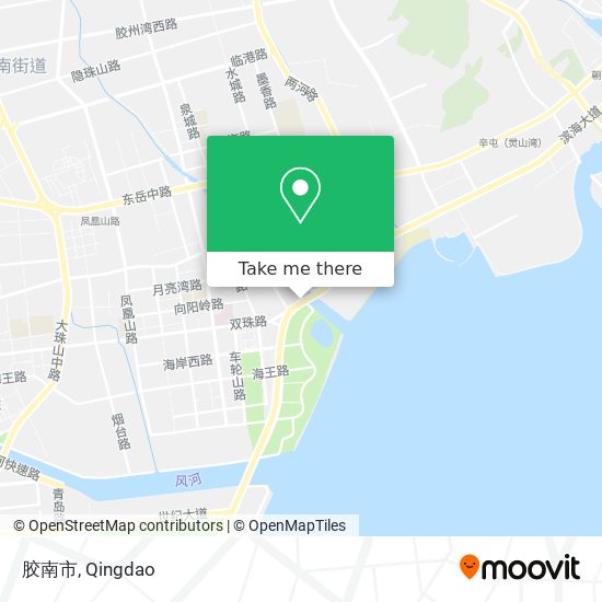 胶南市 map