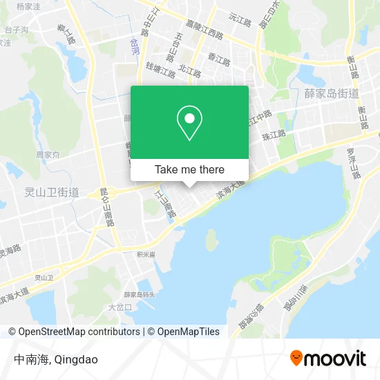 中南海 map