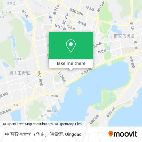 中国石油大学（华东） 讲堂群 map