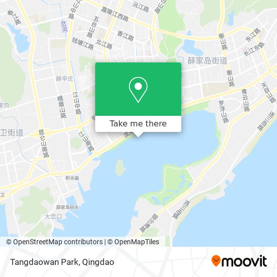 Tangdaowan Park map