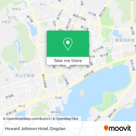 Howard Johnson Hotel map