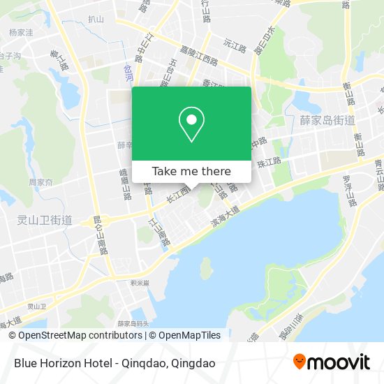 Blue Horizon Hotel - Qinqdao map