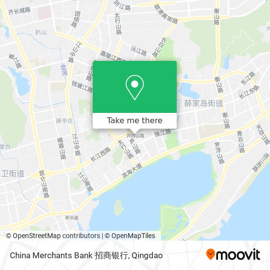 China Merchants Bank 招商银行 map