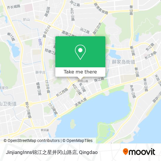 JinjiangInns锦江之星井冈山路店 map