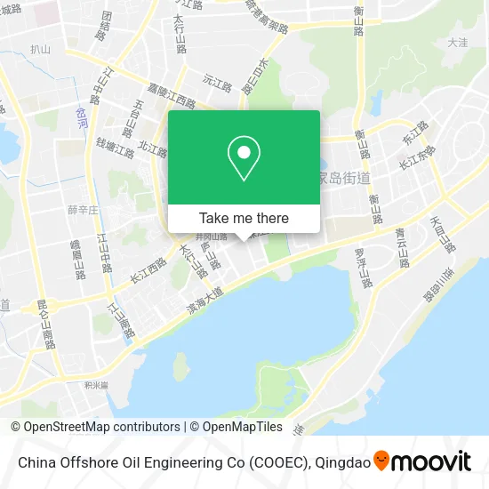 China Offshore Oil Engineering Co (COOEC) map