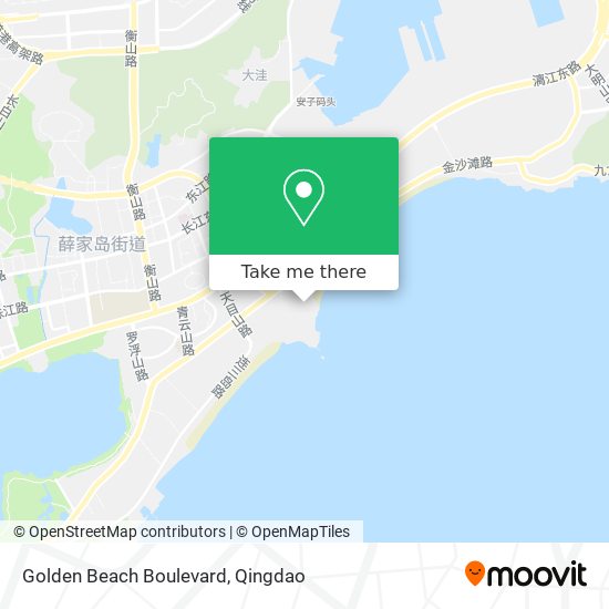 Golden Beach Boulevard map