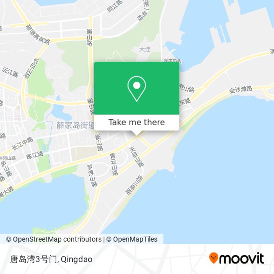 唐岛湾3号门 map
