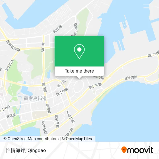 怡情海岸 map