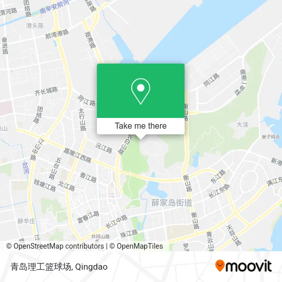 青岛理工篮球场 map