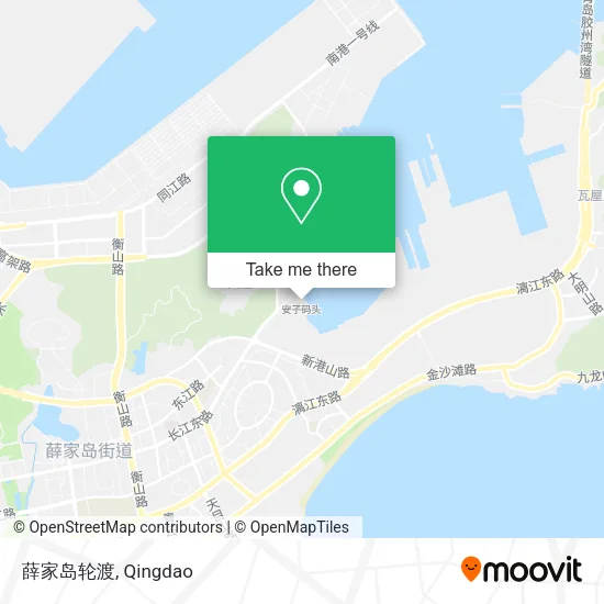 薛家岛轮渡 map