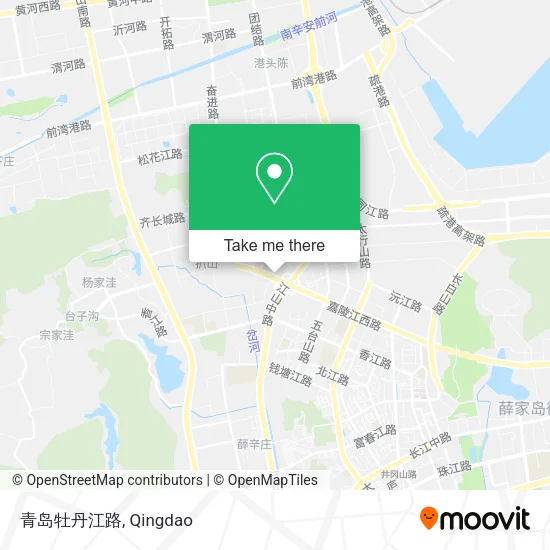 青岛牡丹江路 map
