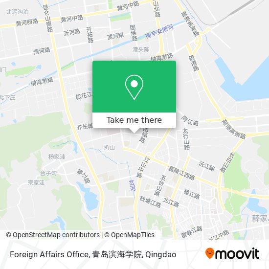 Foreign Affairs Office, 青岛滨海学院 map