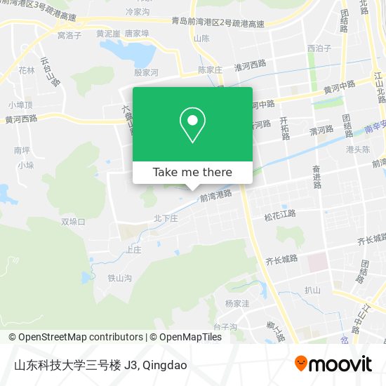山东科技大学三号楼 J3 map