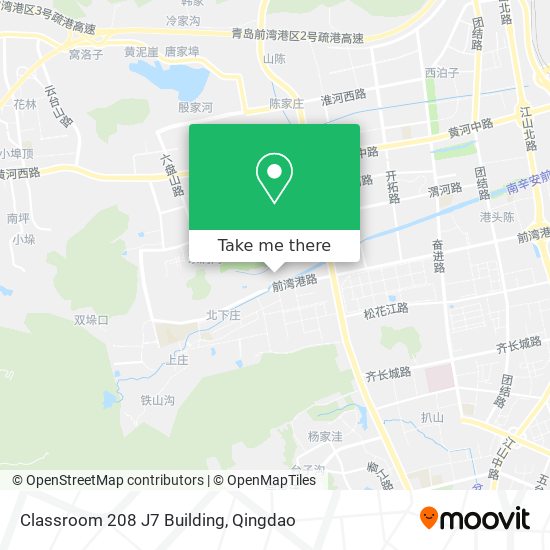 Classroom 208 J7 Building map
