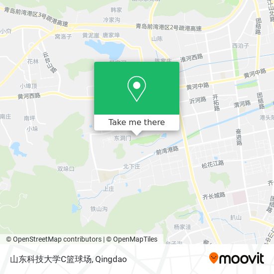 山东科技大学C篮球场 map
