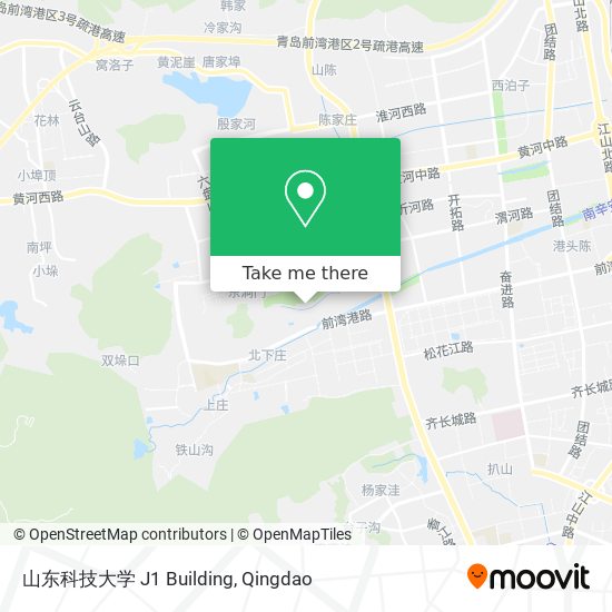 山东科技大学 J1 Building map