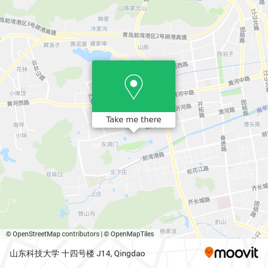 山东科技大学 十四号楼 J14 map