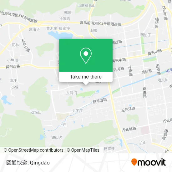 圆通快递 map